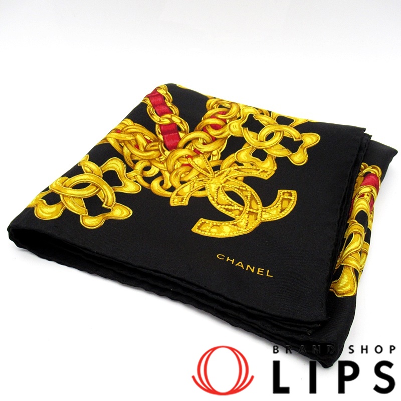 スカーフ チェーン柄