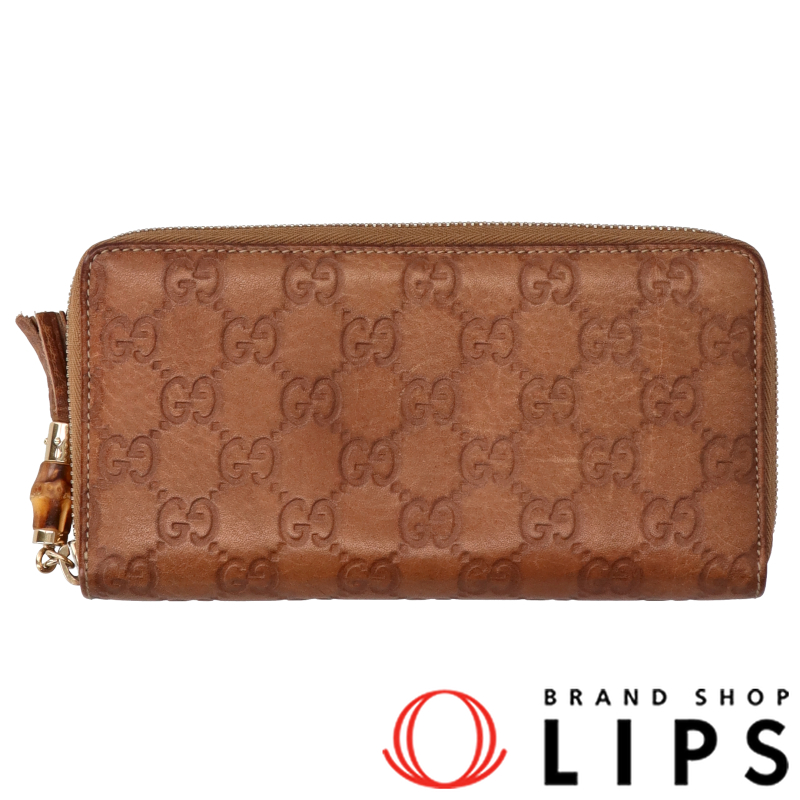 バンブー フルファスナー長財布