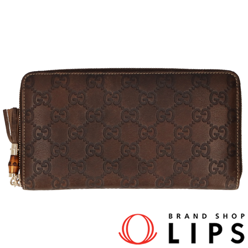 バンブー フルファスナー長財布