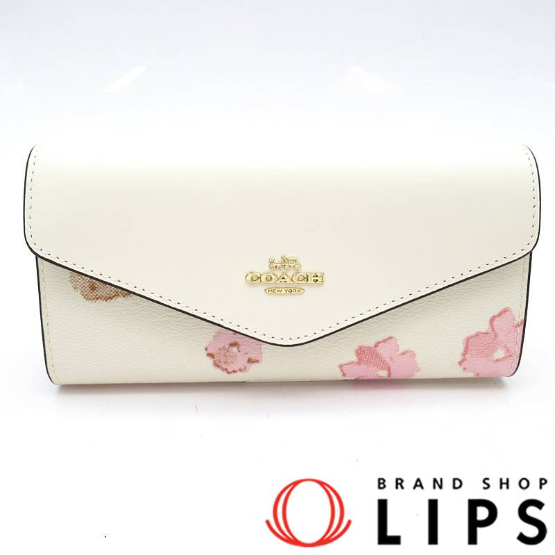 エンベロープ ウォレット・フローラル プリント