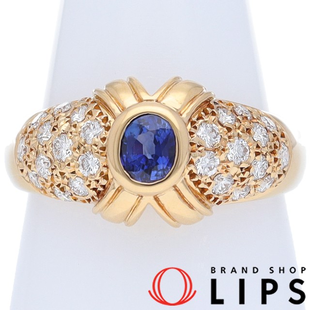 サファイアダイヤリング