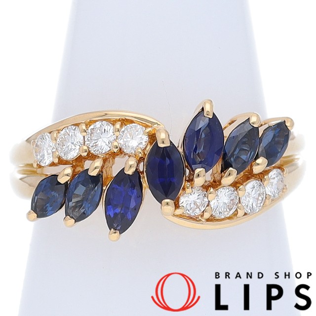 サファイアダイヤリング