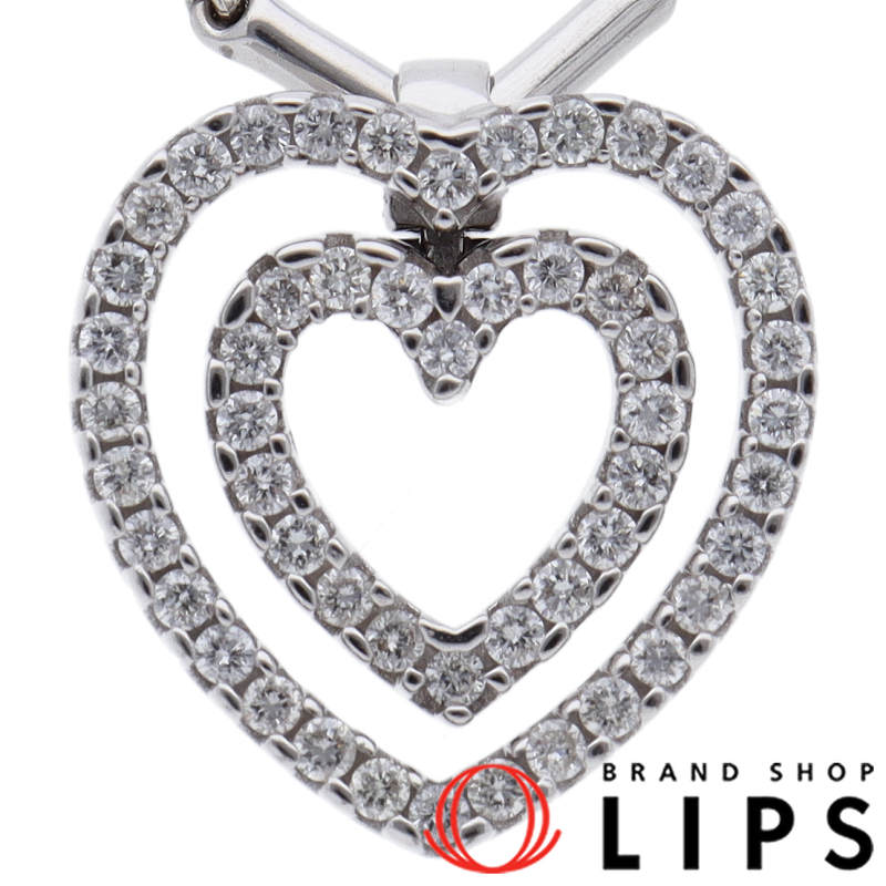 ハートダイヤネックレス