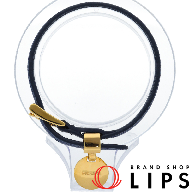 ロゴプレート サフィアーノ ブレスレット