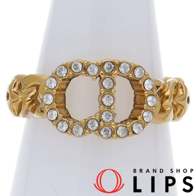 ラインストーン ロゴ リング