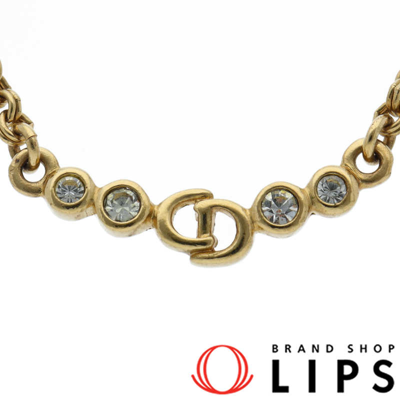 ラインストーン ネックレス