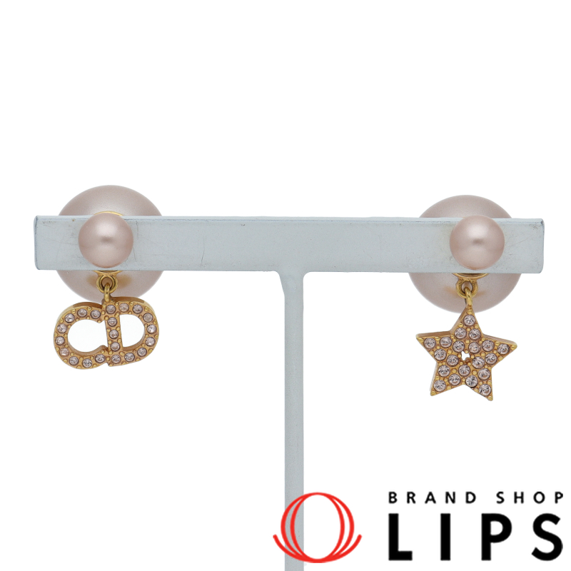 トライバル レジンパール ピアス