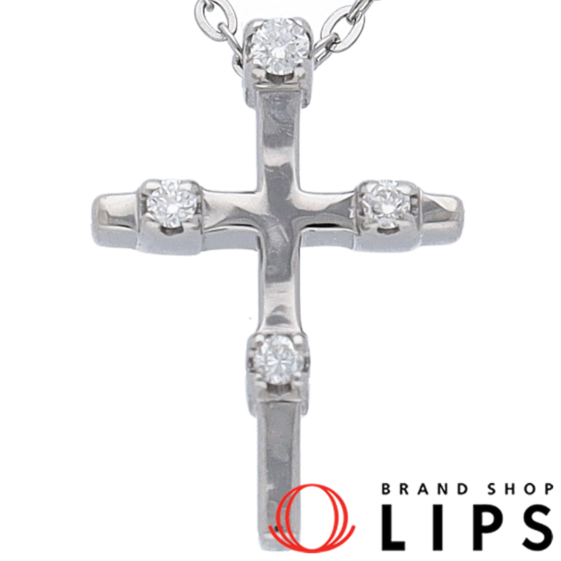 クロスダイヤネックレス