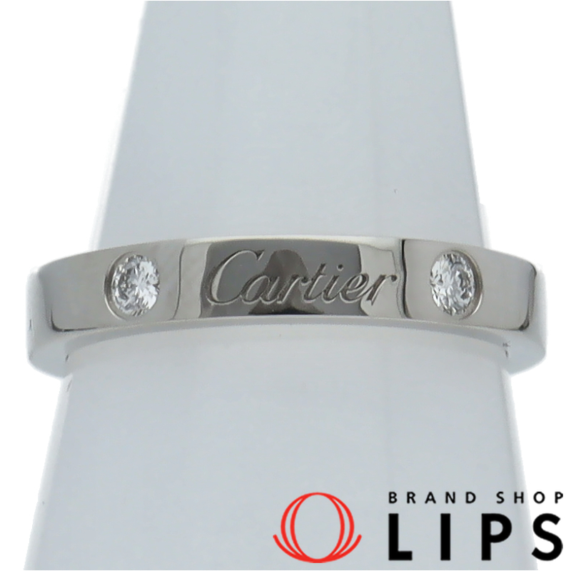 Cドゥカルティエ ウェディングリング 2Pダイヤ