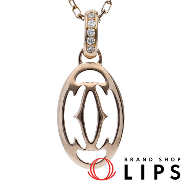 ロゴドゥーブルCダイヤネックレス