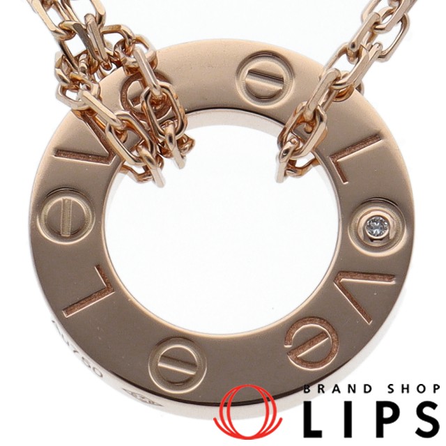 ラブサークル2Pダイヤネックレス