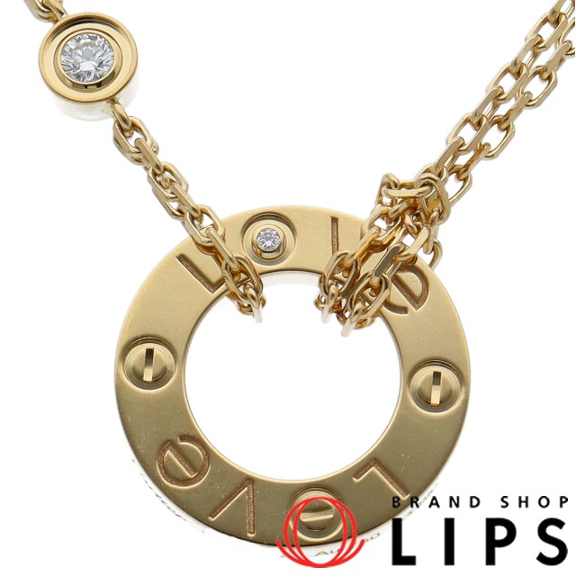 ラブサークル2Pダイヤネックレス