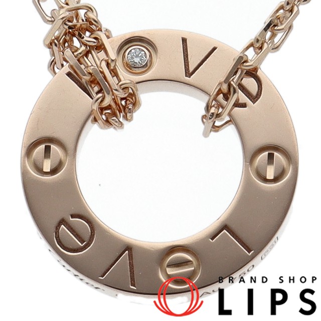 ラブサークル2Pダイヤネックレス