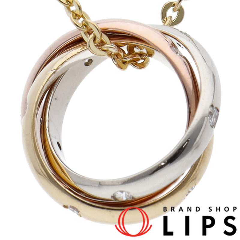 ベビートリニティネックレス 5×3Pダイヤ