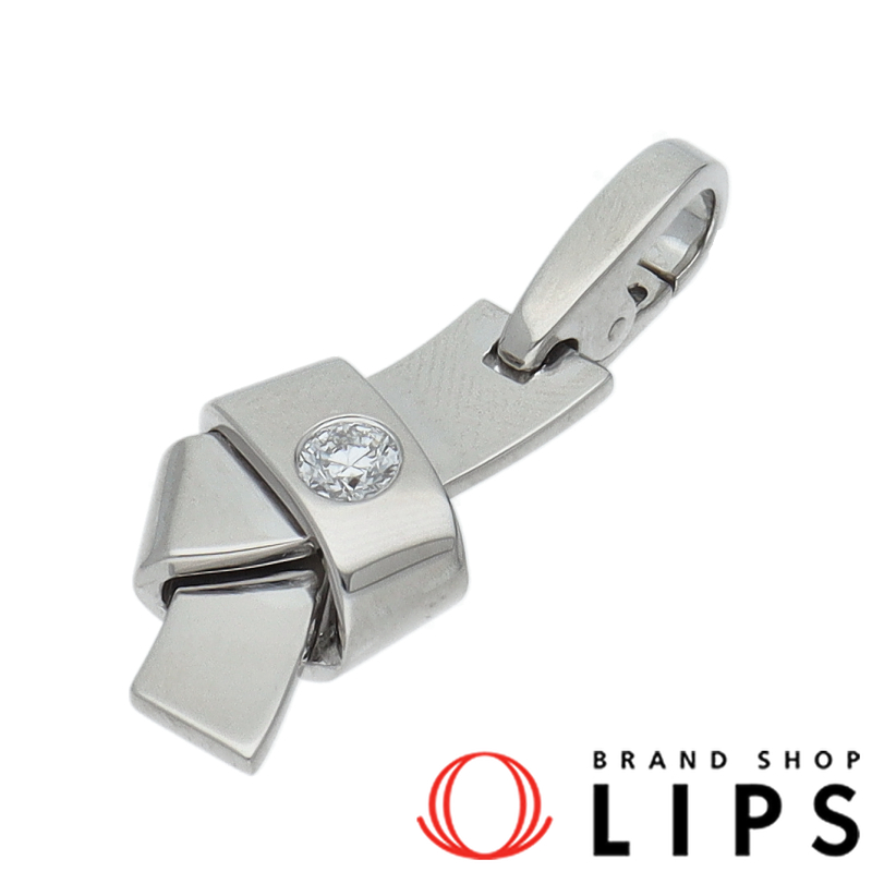 ノット1Pダイヤチャーム