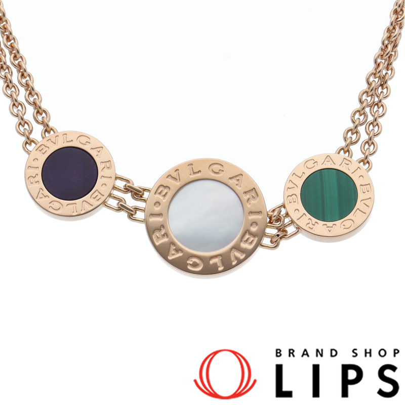 ブルガリブルガリ 3モチーフネックレス
