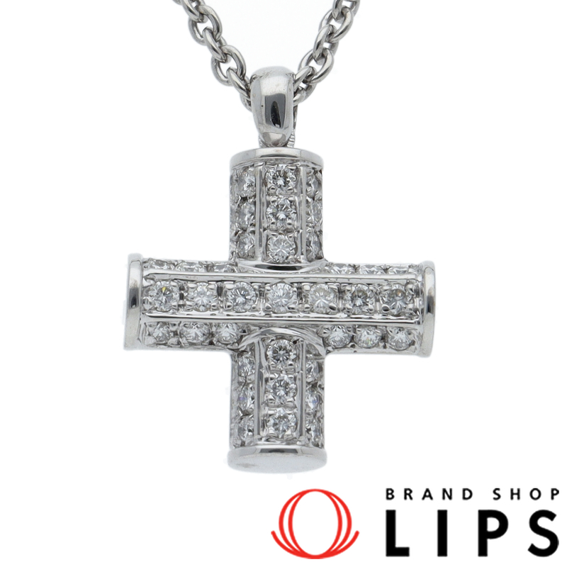 グリーククロスダイヤネックレス