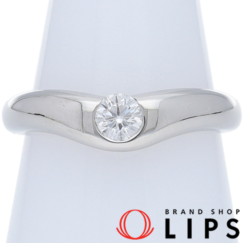 カーブドバンド1Pダイヤリング