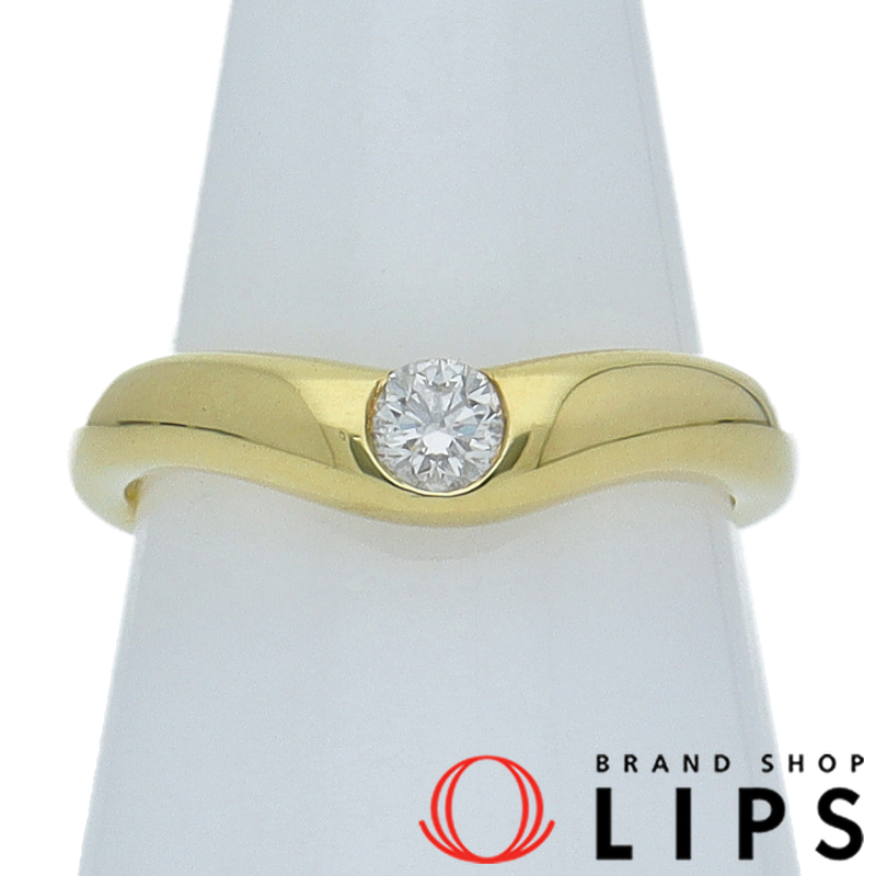 カーブドバンド1Pダイヤリング