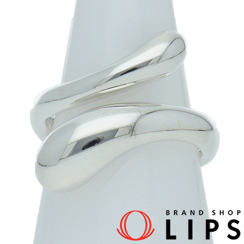 エロンゲイテッド ティアドロップリング