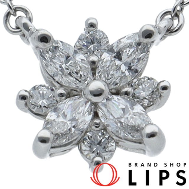 ミックスクラスターダイヤネックレス