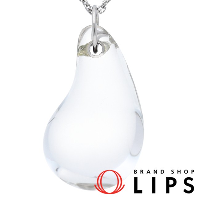 ティアドロップクリスタルネックレス