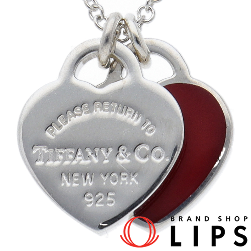 リターントゥ ミニ ダブルハート タグネックレス
