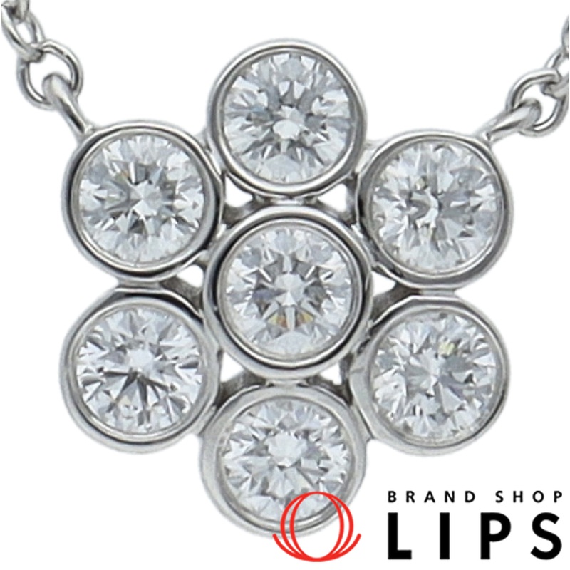 ガーデンフラワー7Pダイヤネックレス