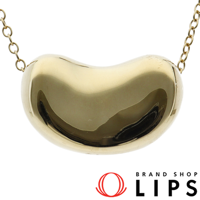 ビーンズロングチェーンネックレス