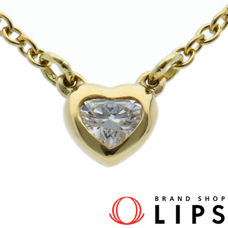 バイザヤードハートダイヤネックレス