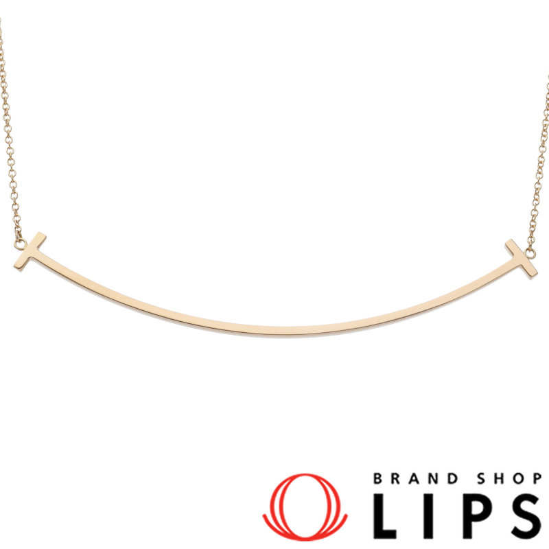 Tスマイルラージネックレス