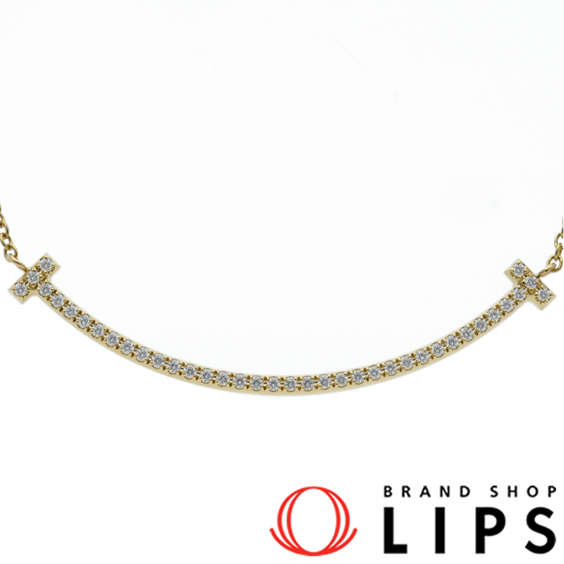 Tスマイルスモールダイヤネックレス