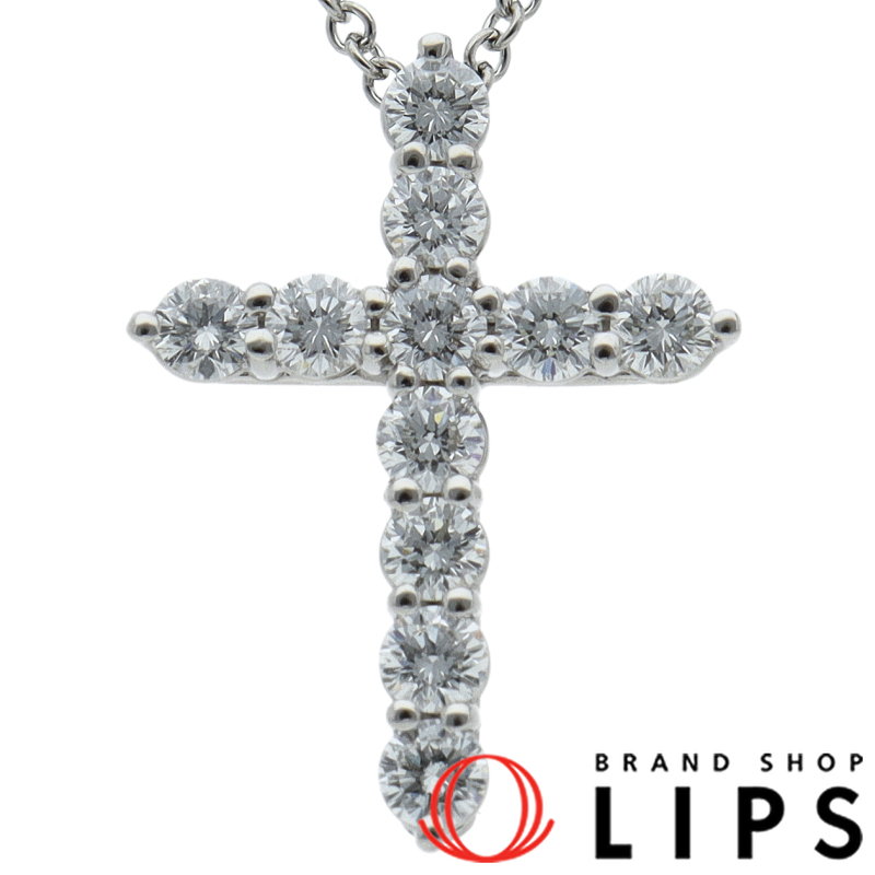 スモールクロスダイヤネックレス