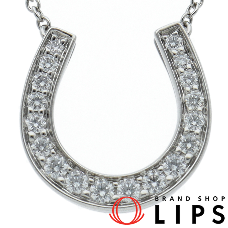 ホースシューダイヤネックレス