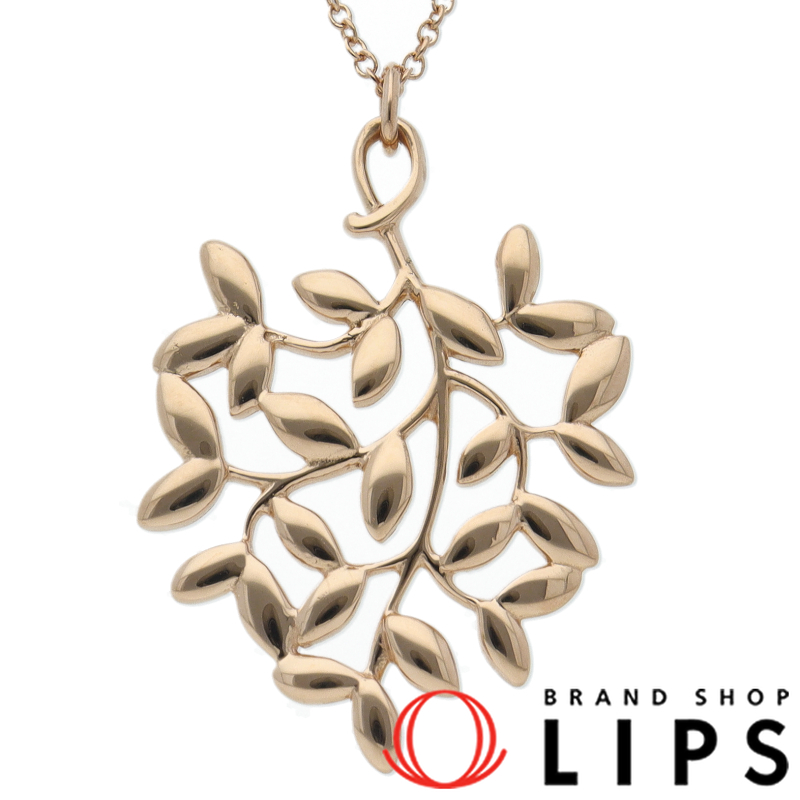 オリーブリーフネックレス