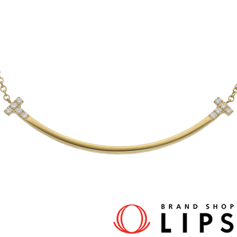 Tスマイルスモールダイヤネックレス