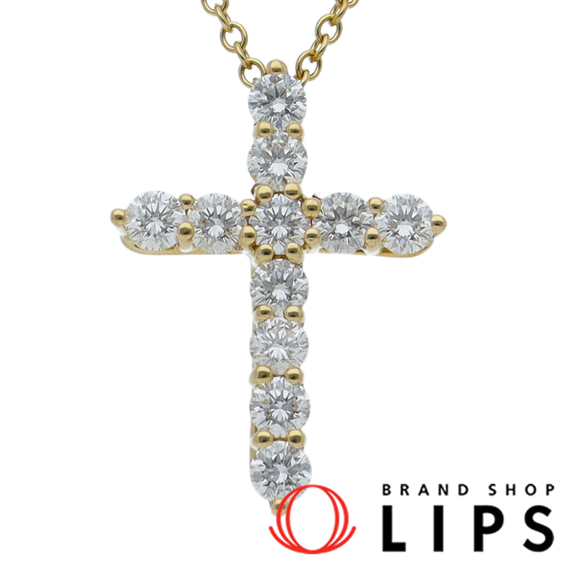 スモールクロスダイヤネックレス