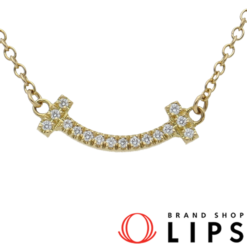 Tスマイルマイクロ ダイヤネックレス