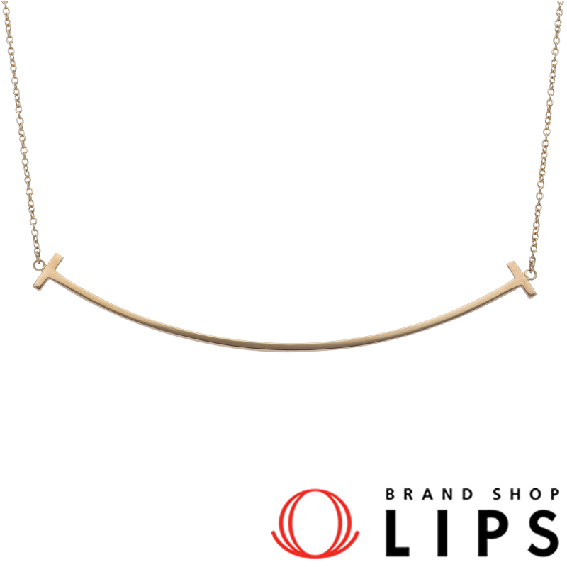 Tスマイルラージネックレス