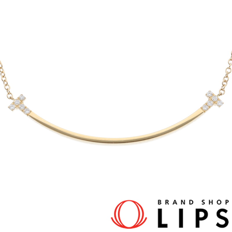 Tスマイルスモールダイヤネックレス