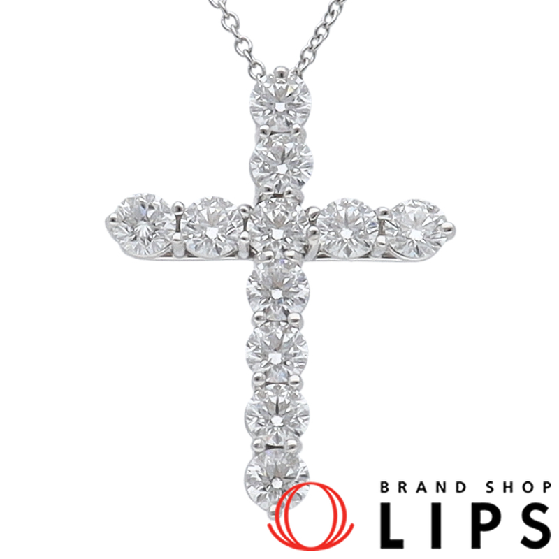 ラージクロスダイヤネックレス