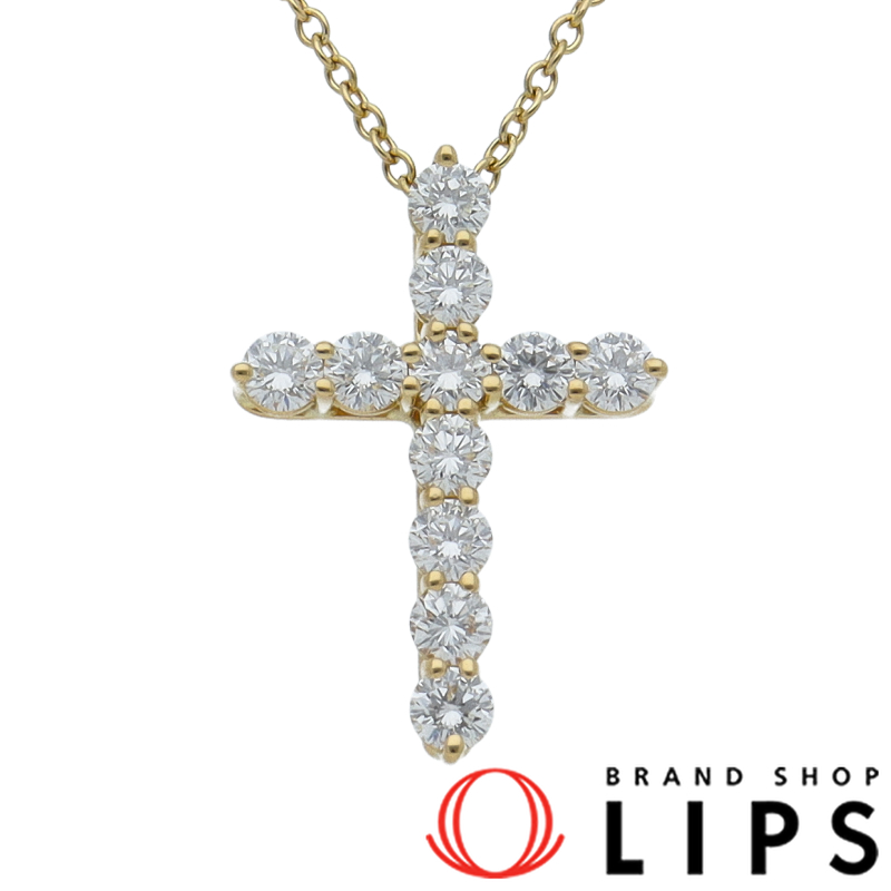 スモールクロスダイヤネックレス