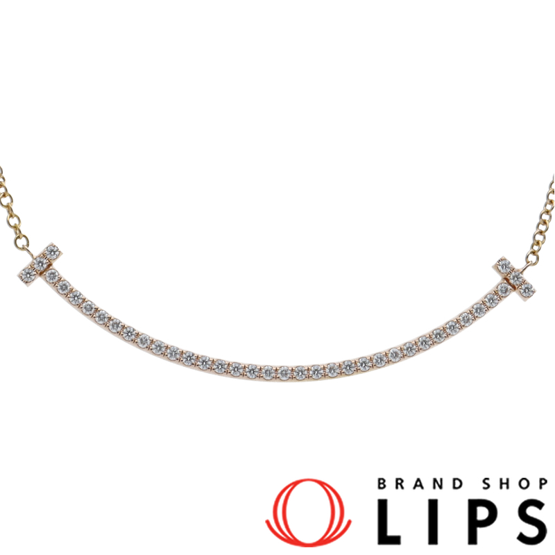 Tスマイルスモールダイヤネックレス