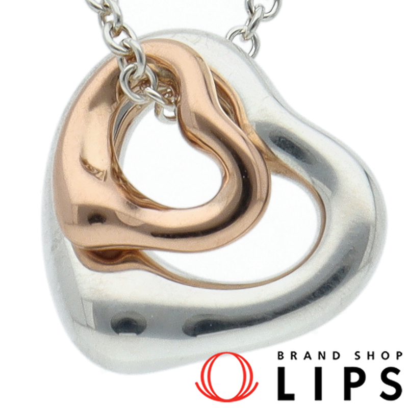 ダブルオープンハートネックレス