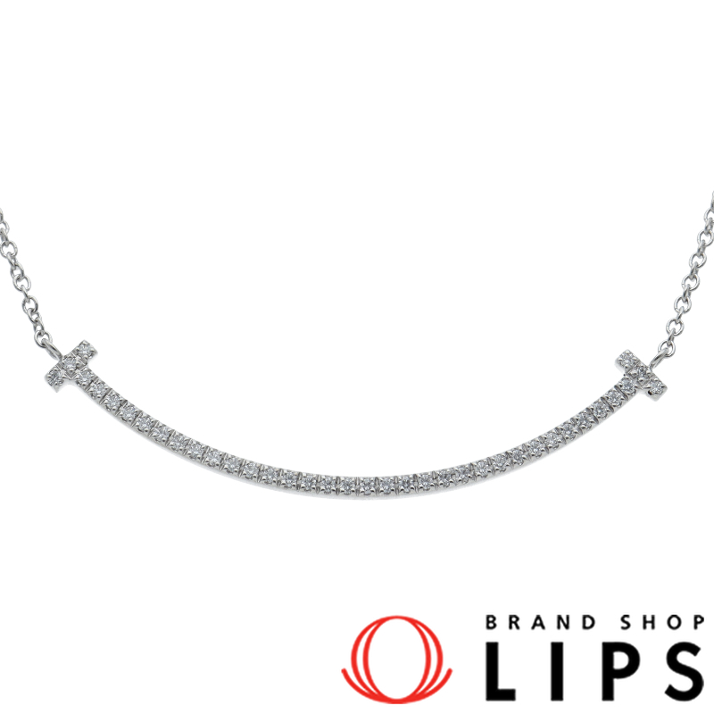 Tスマイル スモールダイヤネックレス