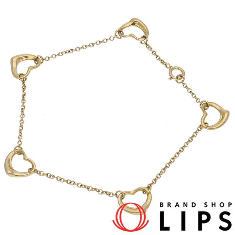 オープンハート5Pブレスレット