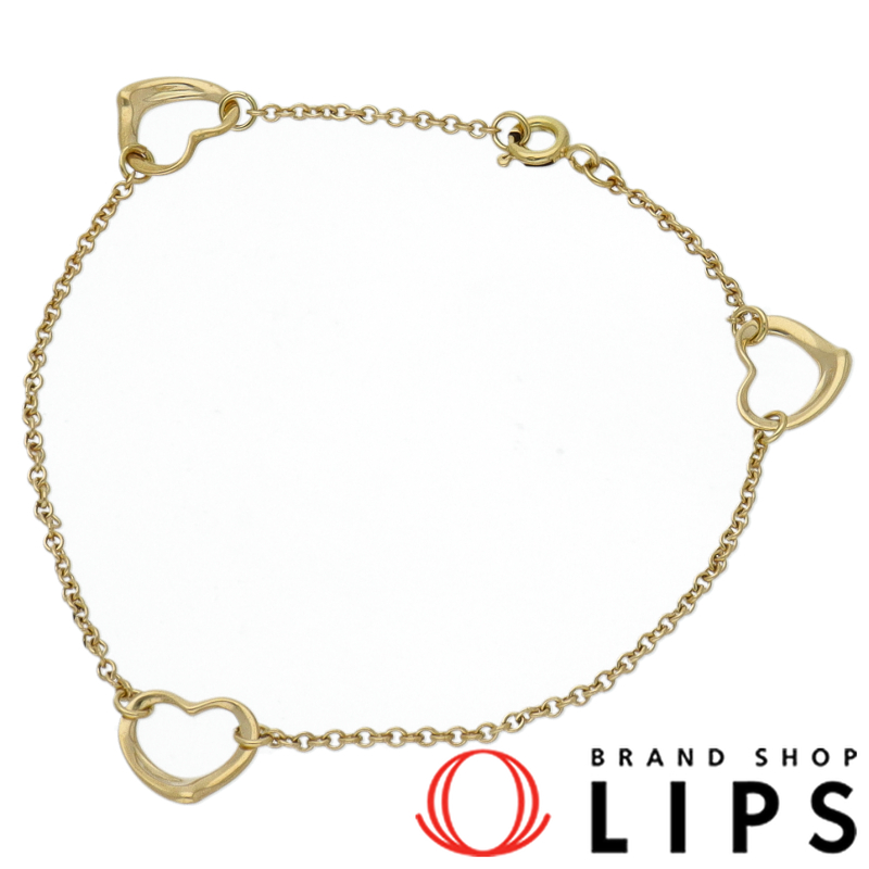 オープンハート3Pブレスレット
