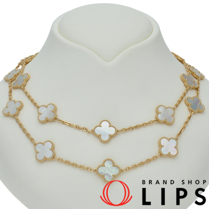 ヴィンテージ アルハンブラ ロングネックレス 20モチーフ