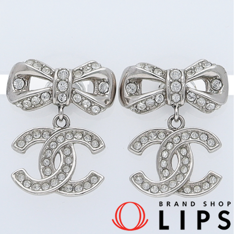 ココマーク ラインストーン ピアス