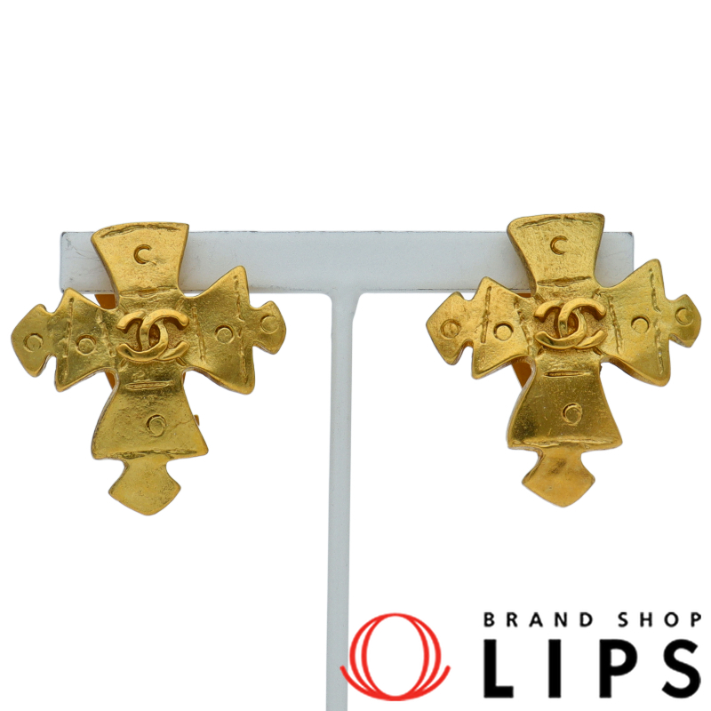 ココマーク クロス イヤリング